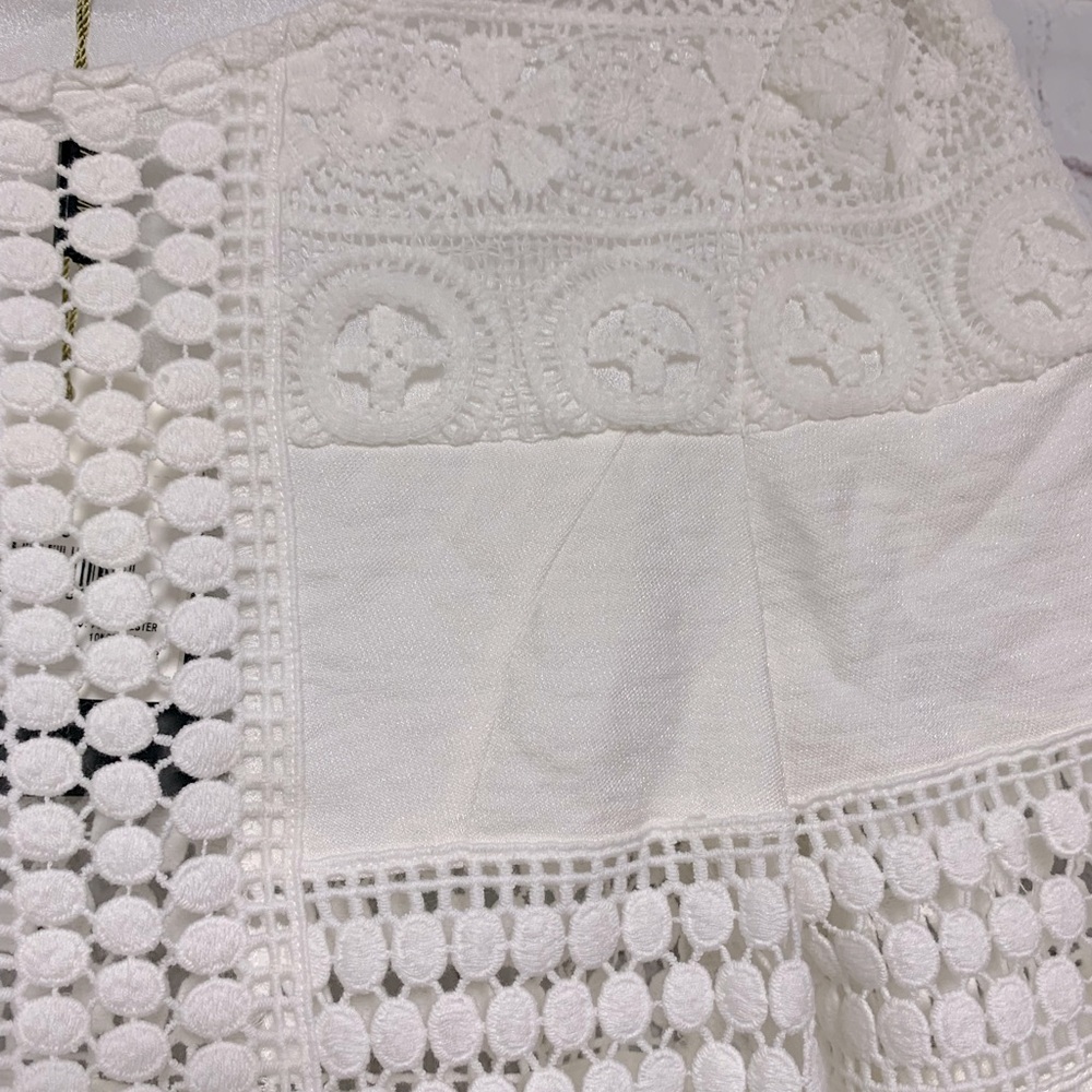 NEW Francomina White Lace Crop Jacket Size XS - Picture 5 of 8